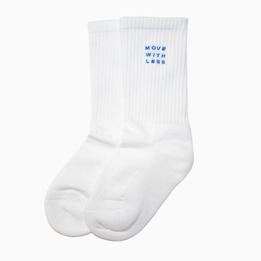 BF RIB SOCK - WHITE
